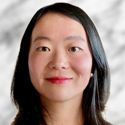 Headshot of Dr. Jenna Hua, an asian woman with dark hair and pearl earrings